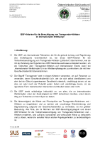 Kriterien der Teilnahme von Transgender Athleten -0